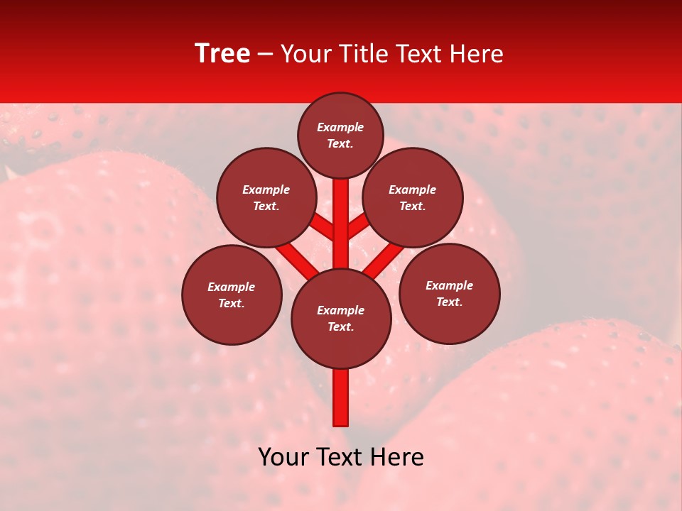 A Bunch Of Strawberries Sitting On Top Of Each Other PowerPoint Template