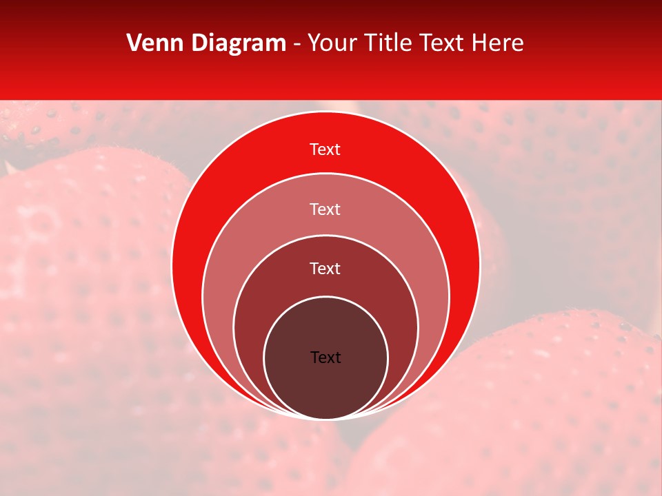 A Bunch Of Strawberries Sitting On Top Of Each Other PowerPoint Template