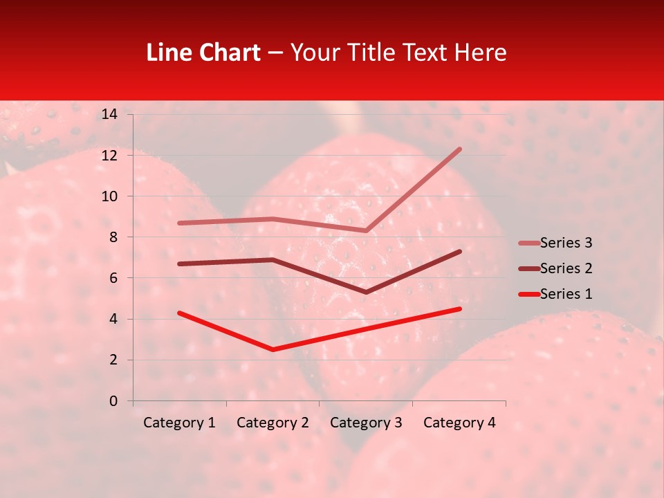 A Bunch Of Strawberries Sitting On Top Of Each Other PowerPoint Template