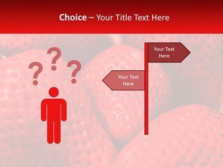 A Bunch Of Strawberries Sitting On Top Of Each Other PowerPoint Template