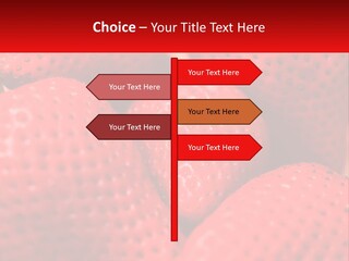 A Bunch Of Strawberries Sitting On Top Of Each Other PowerPoint Template