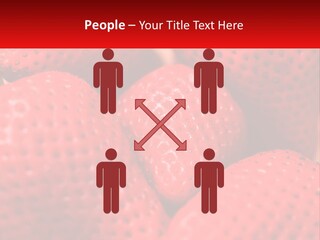 A Bunch Of Strawberries Sitting On Top Of Each Other PowerPoint Template