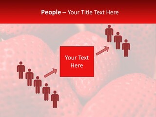 A Bunch Of Strawberries Sitting On Top Of Each Other PowerPoint Template