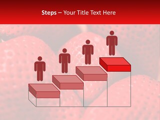 A Bunch Of Strawberries Sitting On Top Of Each Other PowerPoint Template