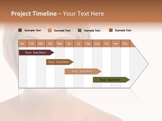 A Woman With Blonde Hair Smiling At The Camera PowerPoint Template