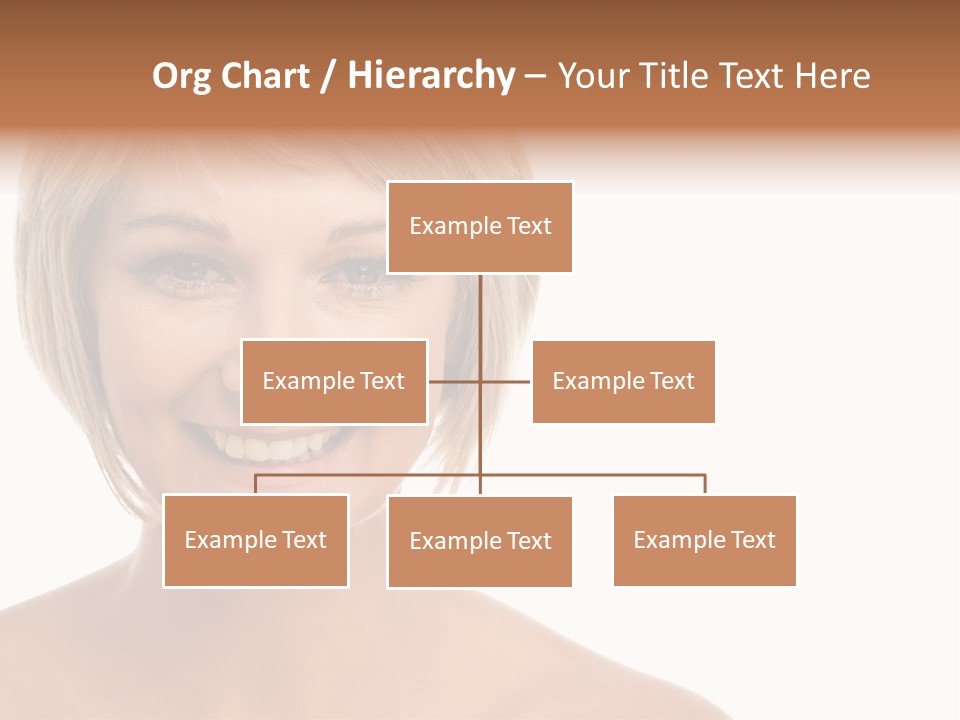 A Woman With Blonde Hair Smiling At The Camera PowerPoint Template