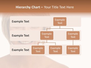 A Woman With Blonde Hair Smiling At The Camera PowerPoint Template