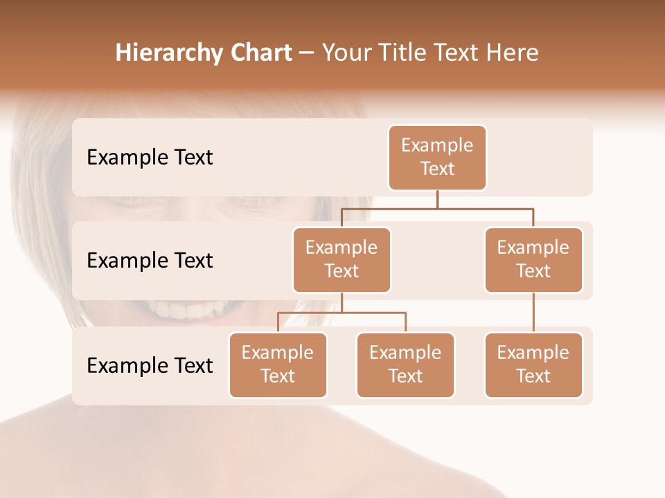 A Woman With Blonde Hair Smiling At The Camera PowerPoint Template