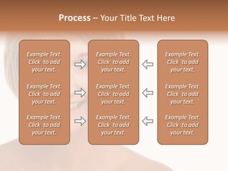 A Woman With Blonde Hair Smiling At The Camera PowerPoint Template