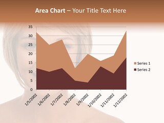 A Woman With Blonde Hair Smiling At The Camera PowerPoint Template