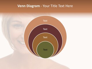 A Woman With Blonde Hair Smiling At The Camera PowerPoint Template