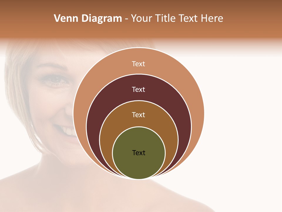 A Woman With Blonde Hair Smiling At The Camera PowerPoint Template