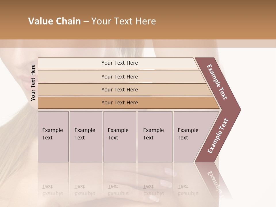 A Beautiful Woman In A White Dress Posing For A Picture PowerPoint Template