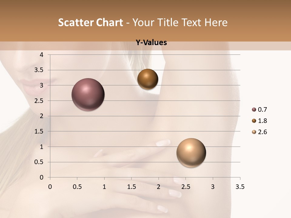 A Beautiful Woman In A White Dress Posing For A Picture PowerPoint Template