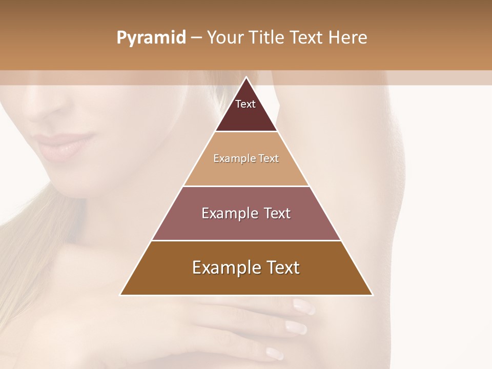 A Beautiful Woman In A White Dress Posing For A Picture PowerPoint Template