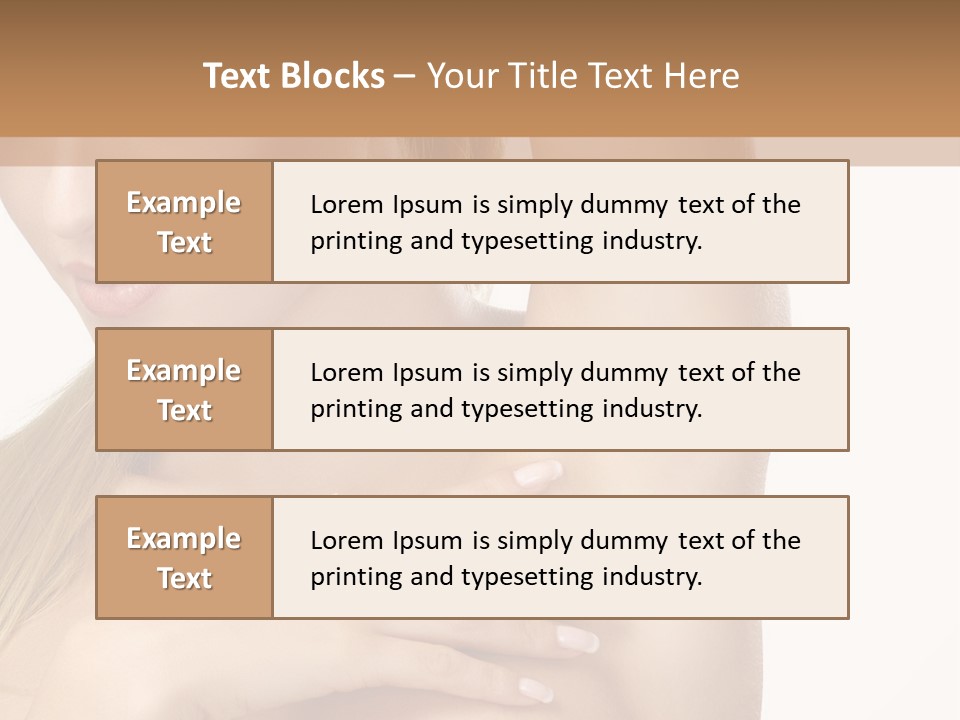 A Beautiful Woman In A White Dress Posing For A Picture PowerPoint Template