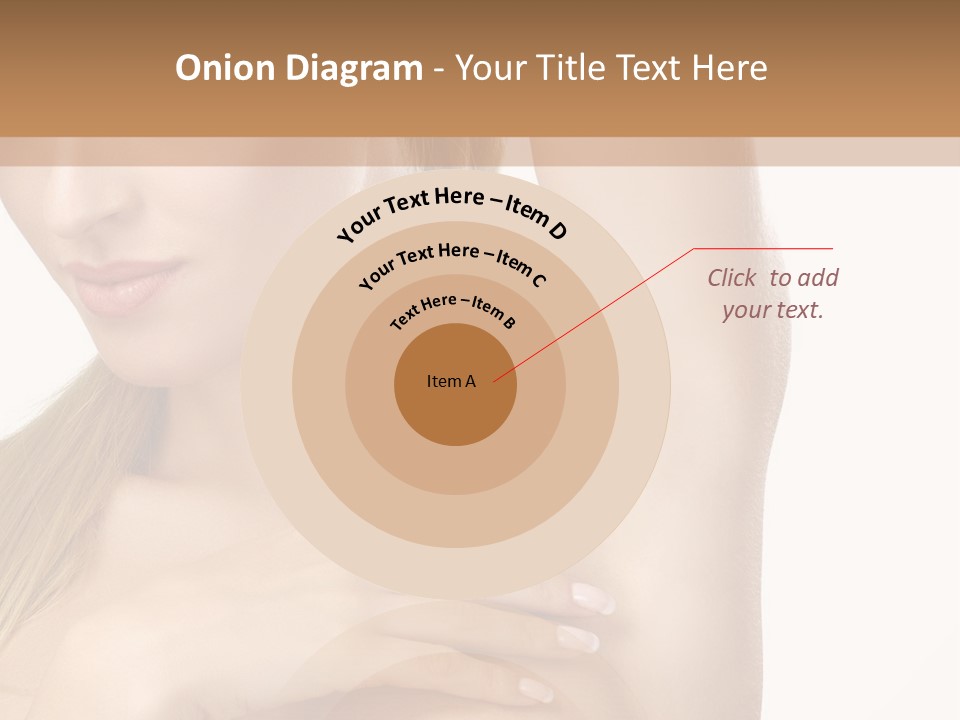 A Beautiful Woman In A White Dress Posing For A Picture PowerPoint Template