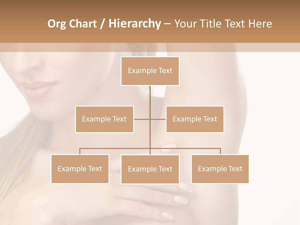 A Beautiful Woman In A White Dress Posing For A Picture PowerPoint Template