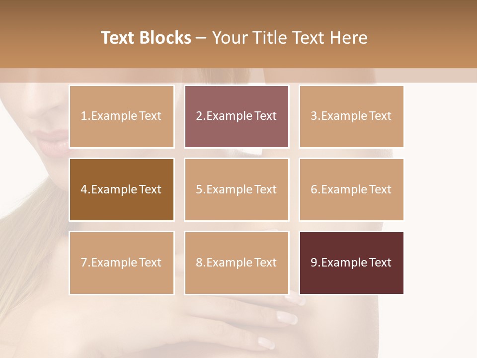 A Beautiful Woman In A White Dress Posing For A Picture PowerPoint Template