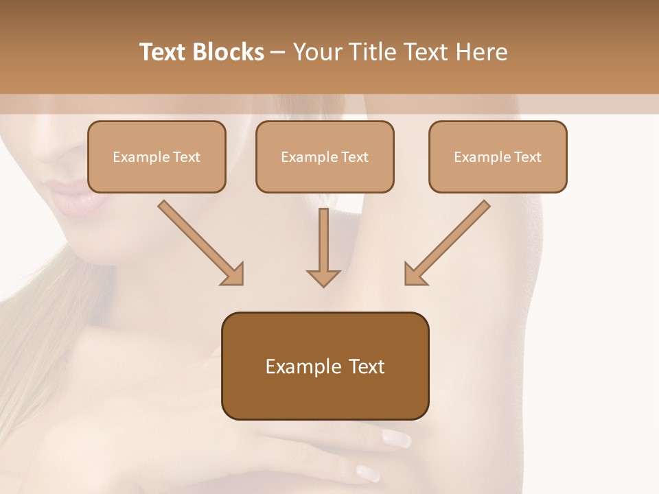 A Beautiful Woman In A White Dress Posing For A Picture PowerPoint Template