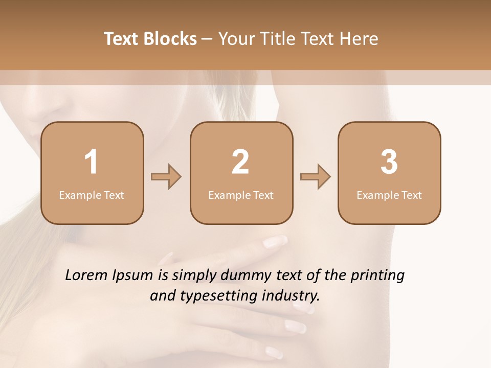 A Beautiful Woman In A White Dress Posing For A Picture PowerPoint Template