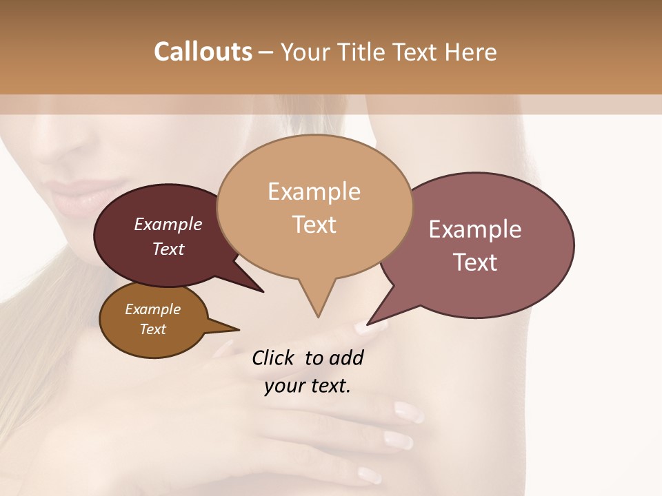 A Beautiful Woman In A White Dress Posing For A Picture PowerPoint Template