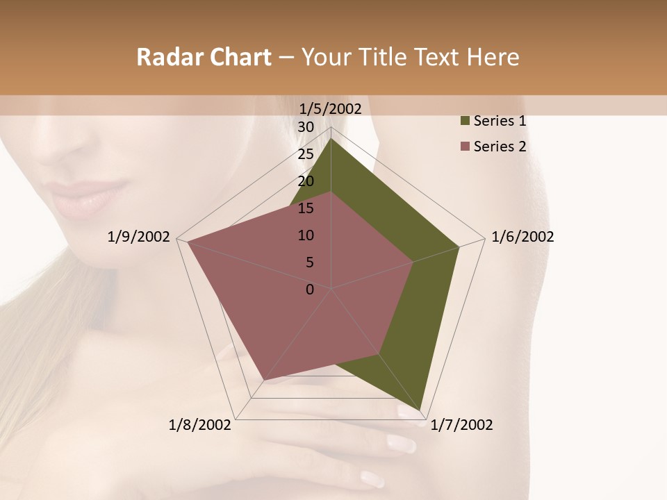 A Beautiful Woman In A White Dress Posing For A Picture PowerPoint Template