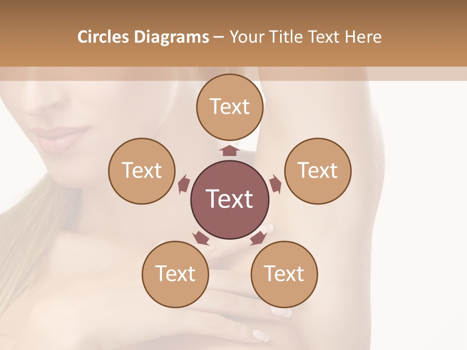 A Beautiful Woman In A White Dress Posing For A Picture PowerPoint Template