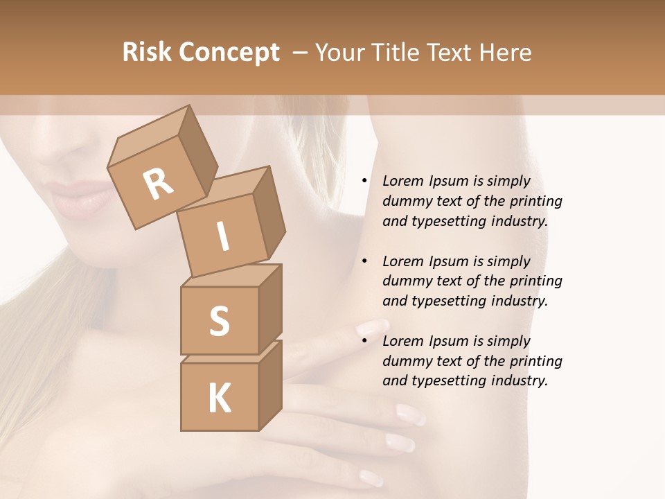 A Beautiful Woman In A White Dress Posing For A Picture PowerPoint Template