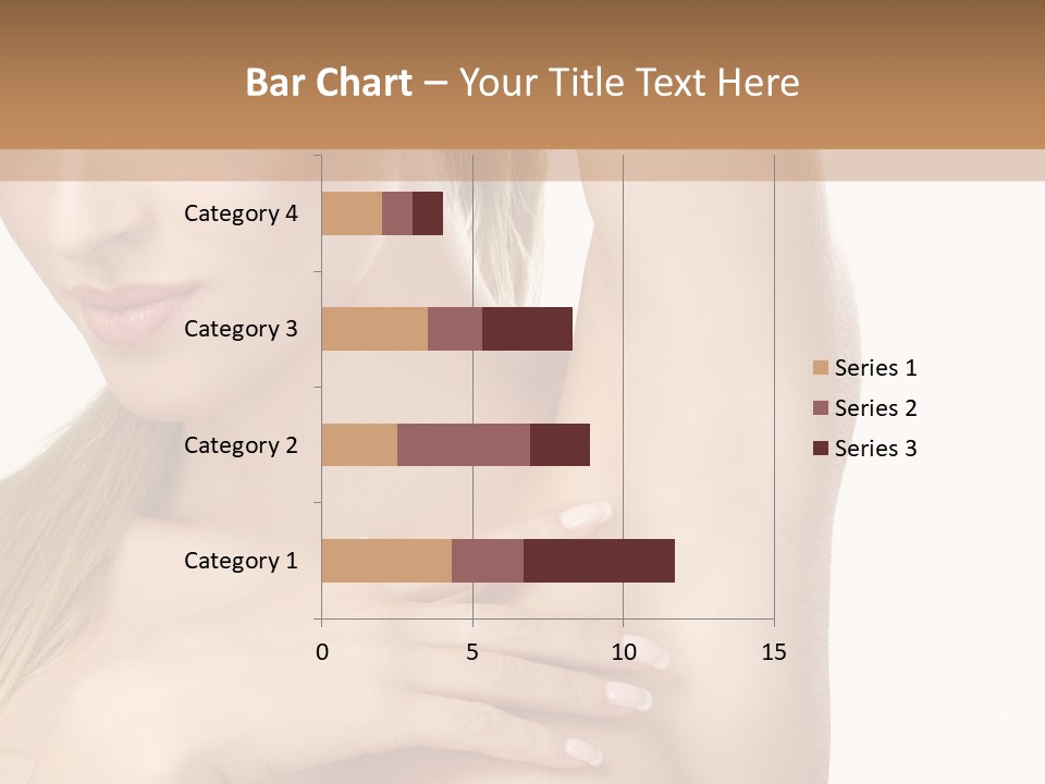 A Beautiful Woman In A White Dress Posing For A Picture PowerPoint Template