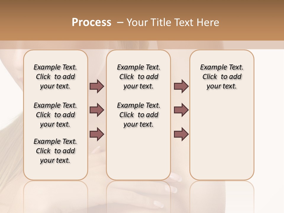 A Beautiful Woman In A White Dress Posing For A Picture PowerPoint Template