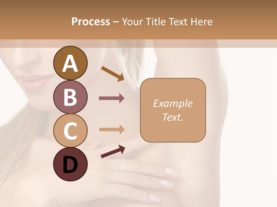 A Beautiful Woman In A White Dress Posing For A Picture PowerPoint Template