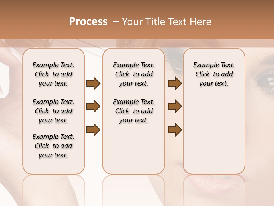 A Woman Holding A Lipstick In Her Right Hand PowerPoint Template