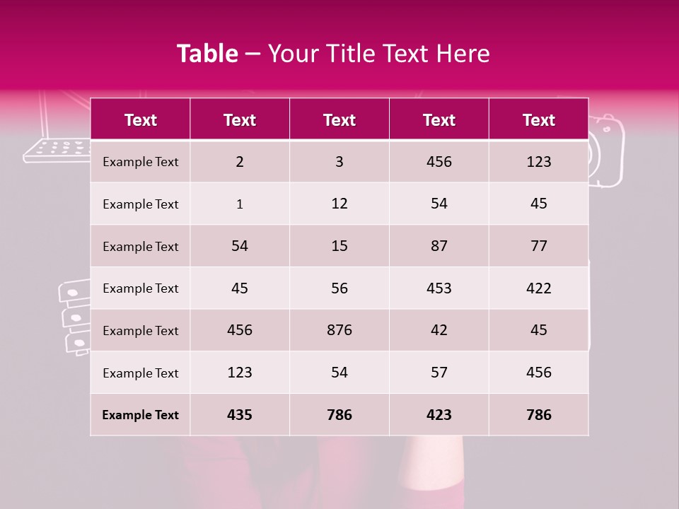 A Woman In A Pink Shirt Is Looking Up PowerPoint Template