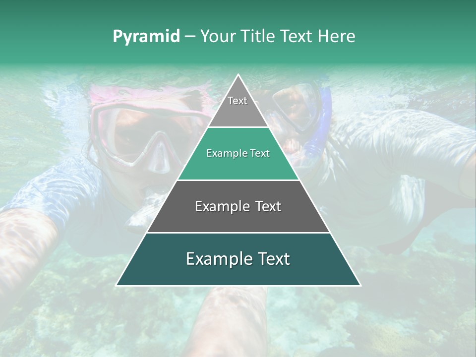 A Couple Of People That Are In The Water PowerPoint Template