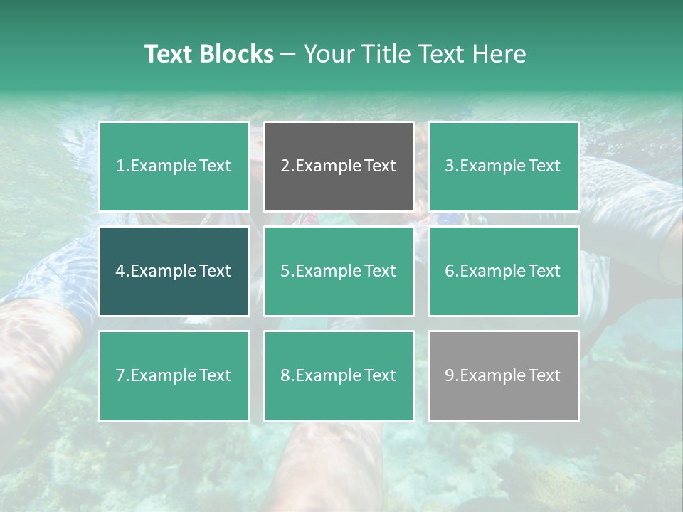 A Couple Of People That Are In The Water PowerPoint Template