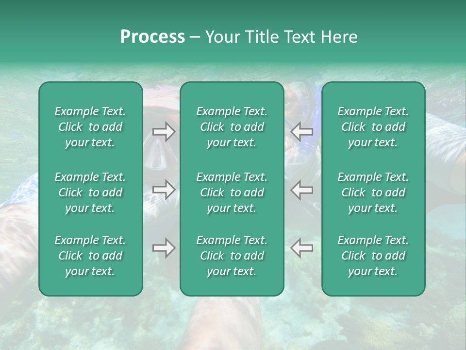 A Couple Of People That Are In The Water PowerPoint Template