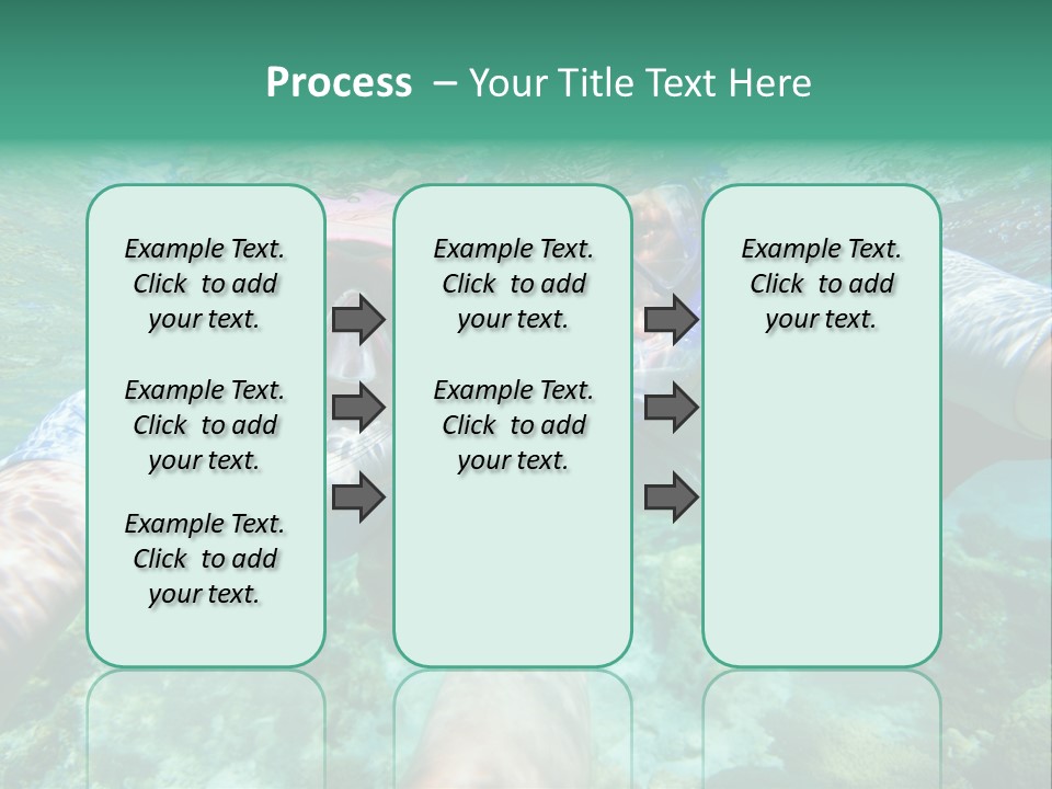 A Couple Of People That Are In The Water PowerPoint Template