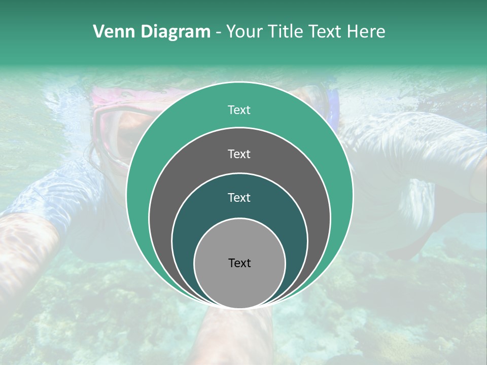 A Couple Of People That Are In The Water PowerPoint Template