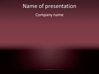 A Red And Black Background With The Words Name Of Presentation PowerPoint Template