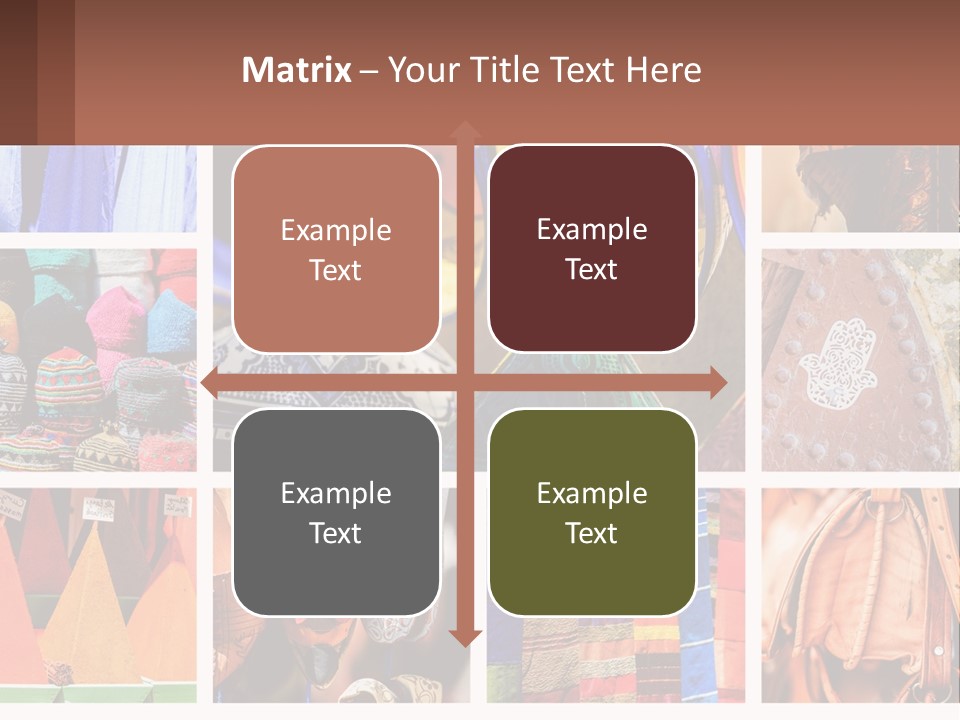 A Collage Of Pictures With Different Colors And Patterns PowerPoint Template