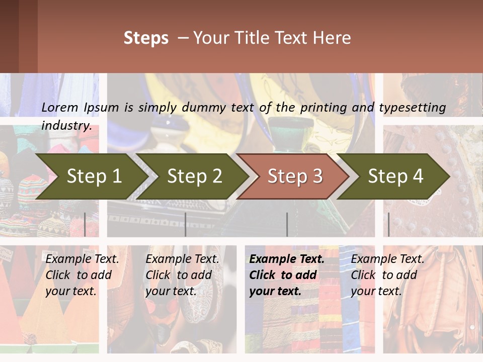 A Collage Of Pictures With Different Colors And Patterns PowerPoint Template