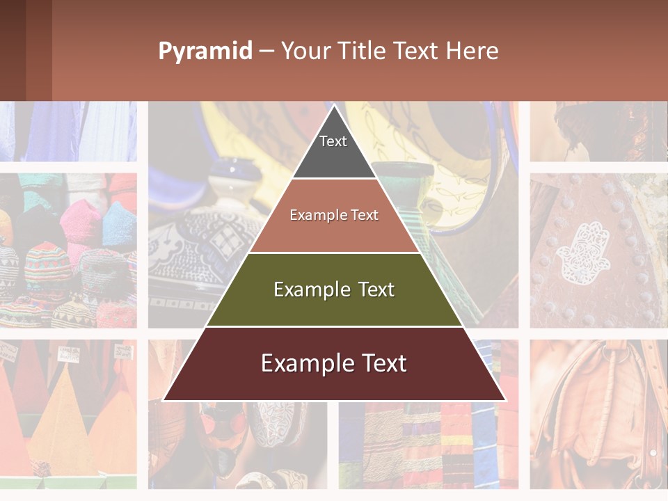 A Collage Of Pictures With Different Colors And Patterns PowerPoint Template