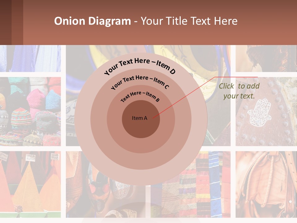 A Collage Of Pictures With Different Colors And Patterns PowerPoint Template