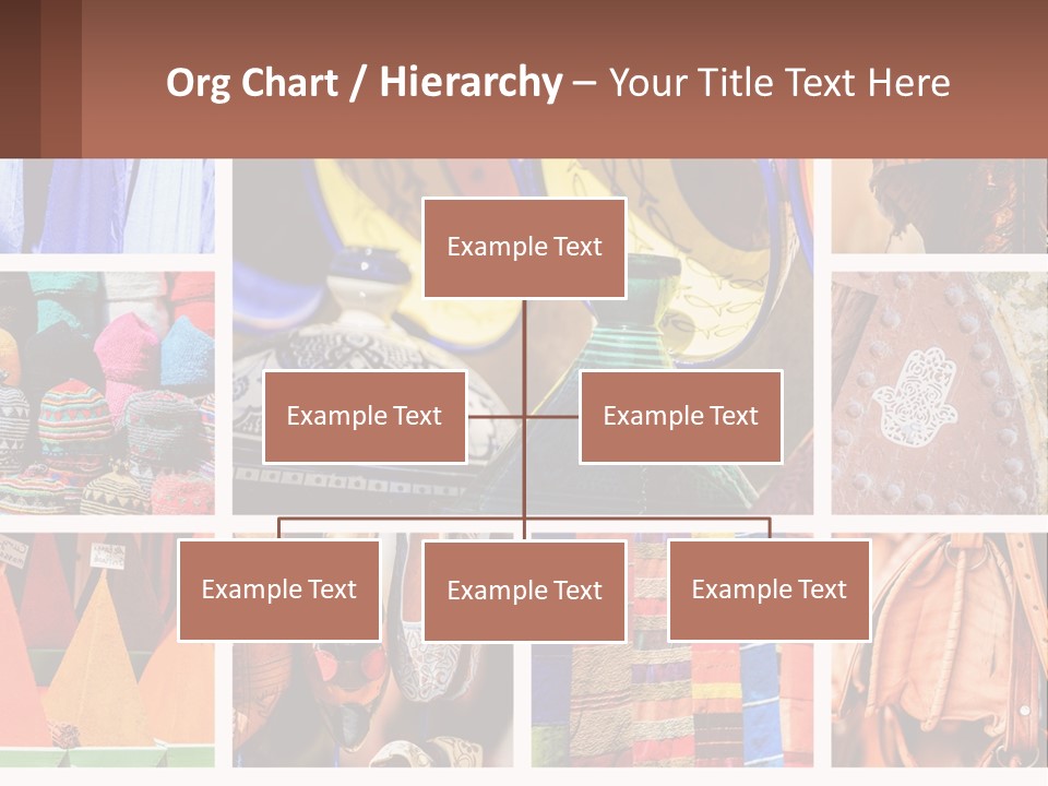 A Collage Of Pictures With Different Colors And Patterns PowerPoint Template