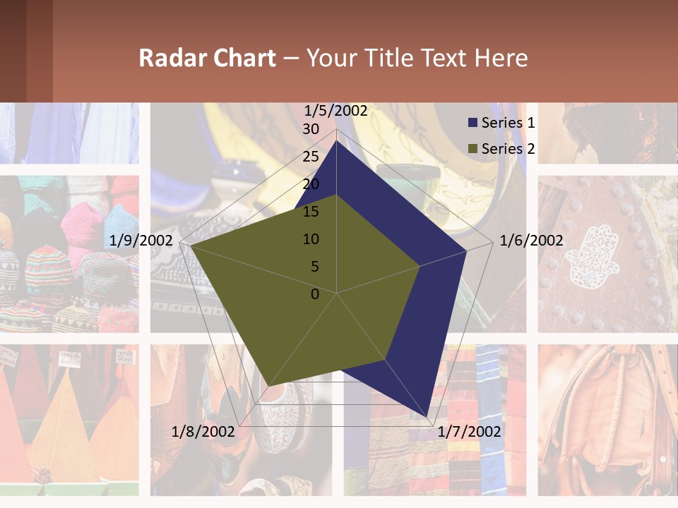 A Collage Of Pictures With Different Colors And Patterns PowerPoint Template