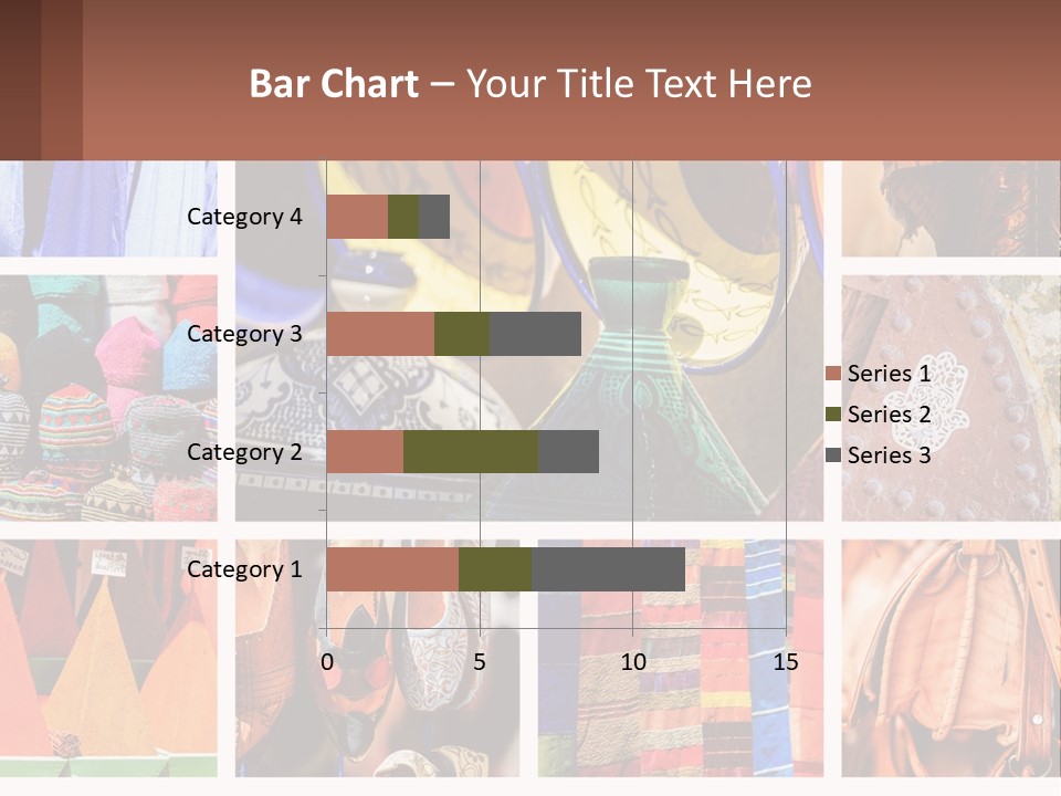 A Collage Of Pictures With Different Colors And Patterns PowerPoint Template