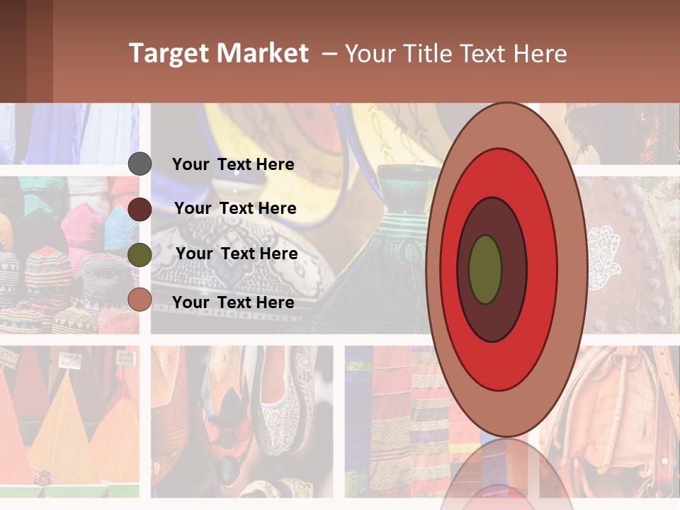 A Collage Of Pictures With Different Colors And Patterns PowerPoint Template