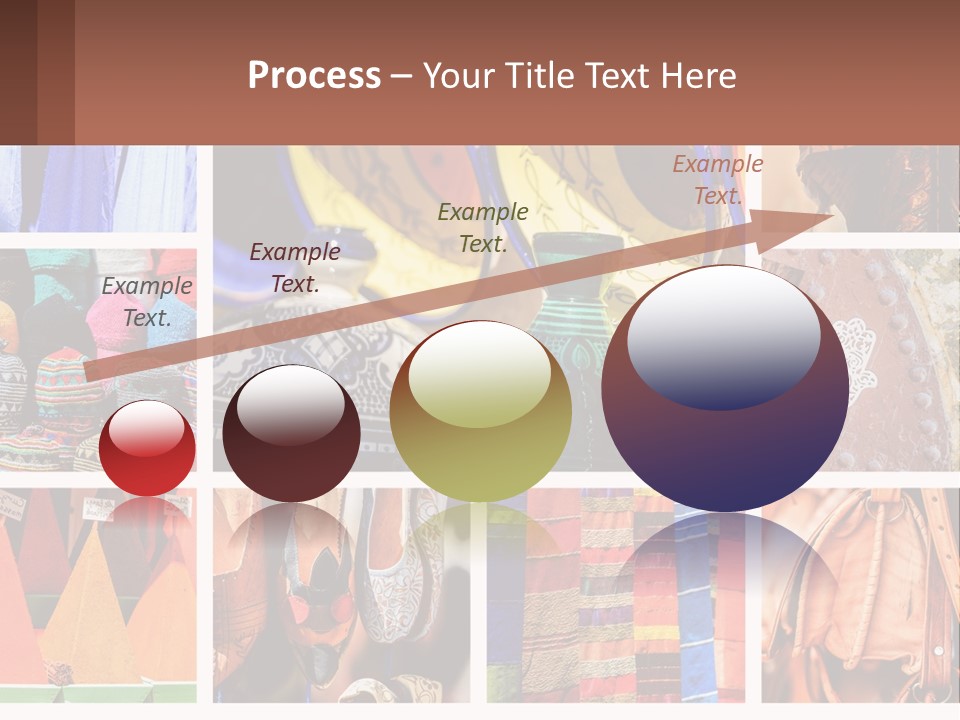 A Collage Of Pictures With Different Colors And Patterns PowerPoint Template