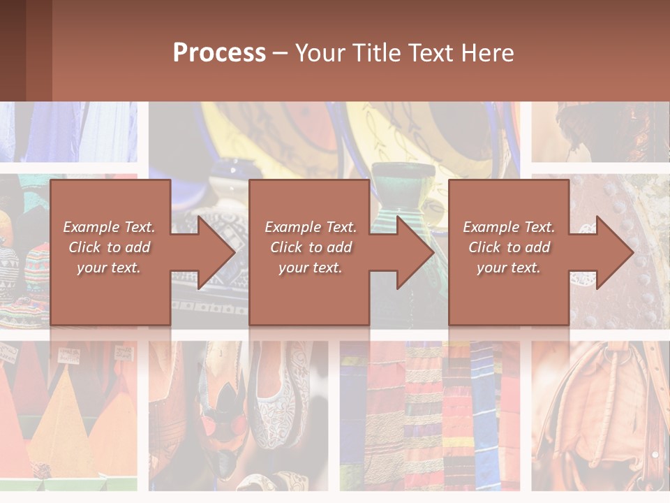 A Collage Of Pictures With Different Colors And Patterns PowerPoint Template